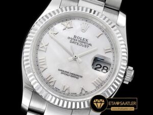 RDJ0279A - DJ 36mm Oyst Flt SSSS White MOP Roman BP A3135 Mod - 01.jpg